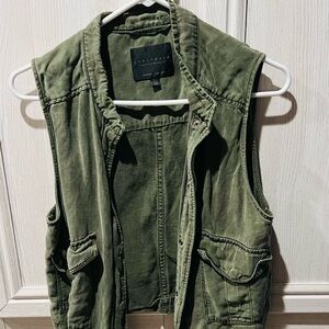 Sanctuary Olive Green Vest